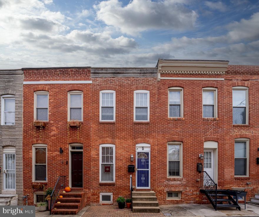 Nestled on a quiet one way street steps from Patterson Park,  this property  is the perfect city pad. Parking, two above level bedrooms, main level half bath,  two full bathrooms, high ceilings and the exposed brick are just a few of the stand out features of this home. The new second floor deck, lower level bonus space and full size laundry add even more value. This  is a meticulously maintained home with thoughtful owner upgrades is move in ready. Schedule your private showing today.

Everything you need to live your best city life! Open this Sunday Nov. 19th 1-3pm