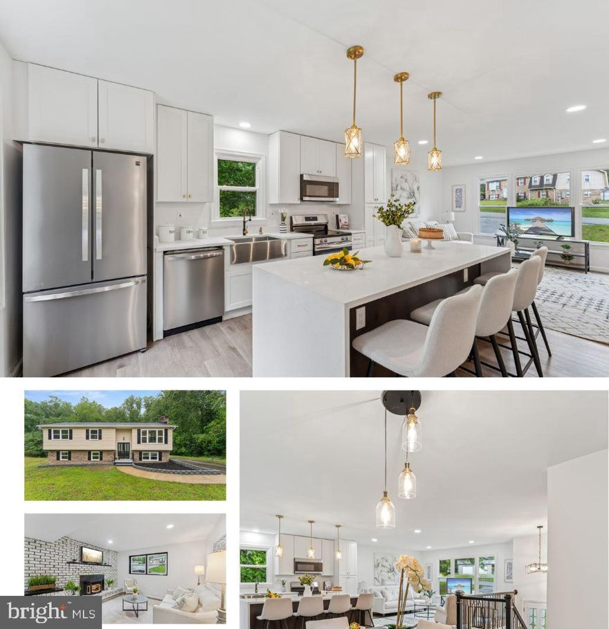 OPEN HOUSE SUNDAY 06/01/2025- 11:30AM -1:30PM . Stunning Newly Renovated 4BR/3BA Home in Highly Sought-After Golden Beach! Welcome to your dream home in the heart of the beautiful and family-friendly Golden Beach community! This fully renovated 4-bedroom, 3-bathroom gem boasts modern upgrades, elegant finishes, and versatile living space—perfect for families, guests, or rental income. Step inside to discover brand new luxury vinyl plank flooring, fresh paint throughout, and new carpet in all bedrooms. The brand-new open-concept kitchen is a showstopper—featuring a massive 7  & 1/2-foot white quartz counter top island with apron/skirt design, new stainless steel appliances, and seamless flow into the spacious living and dining areas—ideal for entertaining. Enjoy peace of mind with a new lifetime warranty roof, new energy-efficient windows, NEW HVAC system , key system  updates including a recently replaced well pump and freshly pumped septic system. The fully finished walkout basement offers incredible flexibility. Whether you're creating a private in-law suite, a rental unit, a guest retreat, or just extra family living space, this area includes a cozy pellet stove fireplace and two separate exits for convenience and privacy.  Step outside to your expansive backyard—backing to tranquil woods for privacy and relaxation—perfect for gatherings, play, or just enjoying nature. Commutable to PAX River Naval Air Station ,  Andrews Air Force Base  & the Golden Beach Park & Ride lot in Charlotte Hall, MD, is connected to the DC Metro. T .  As is Listing, don’t miss this rare opportunity to own a move-in-ready home in one of the area's most desirable communities!