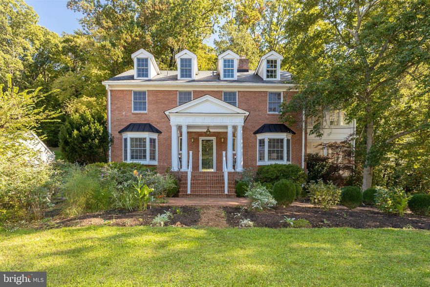 Please show your clients.  We are accepting Bank-Up Offers. A serene, tranquil lifestyle awaits you at this classic 6 bedroom Georgian Colonial built in 1953 and completely renovated/overhauled in 2005.  Beautiful formal rooms, gourmet chef's kitchen with stainless appliances (48" Wolf range  & Sub-Zero refrigerator) and multiple outdoor living spaces including a classic screened porch overlooking the stream combine to make this home a true delight.  Incredible opportunity to own over 3/4 of an acre in prime north Arlington neighborhood!  The gorgeous 37,500 square foot lot is surrounded by parkland;  the rear yard backs directly to the Upper Pimmet Run Park and a picture perfect babbling brook meanders down the easterly edge of the property.    Enjoy a peaceful, natural retreat, yet maintain the convenience of an enviable close-in Arlington neighborhood.  A+ location = Less than 1 mile to the shops and restaurants in Chesterbrook, 1.6 miles to the shops and restaurants at Lee Harrison Shopping. 2.8 miles to downtown McLean and 4.2 miles to downtown Arlington.