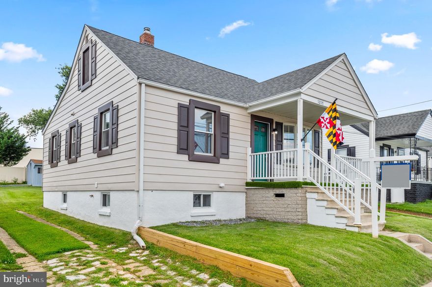 Updated Everything in this adorable Rosedale Cape Cod! Plumbing, electric, HVAC, windows, bathrooms, kitchen - and a newer roof, too! Large, bright kitchen with tons of storage and access to covered deck. Completely updated full bathroom on every level. Over 1600 finished square feet. Large back deck overlooking flat, mostly fenced yard with shed. Off-street driveway parking. Minutes to 95, 695, tunnels, JH Bayview, White Marsh and Downtown. Own for less than rent!