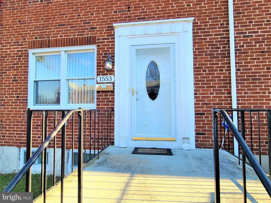 Charming 3 Bedroom/2 Bath home.  Perfect starter home with fresh paint throughout, refinished hardwoods, SS appliances, pass through to DR,  walk-up basement with freshly finished floors, washer and dryer, and 1 car off street parking!!!  Very convenient to I-70,  695, shopping, food, and more. Great value and must see!!