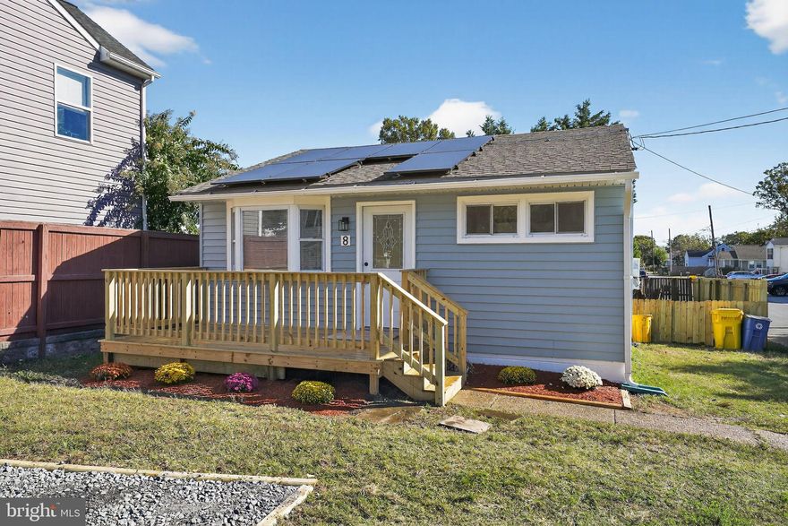 Discover your dream home at 8 Marley Neck Road in Glen Burnie, MD! This beautifully remodeled residence offers 4 spacious bedrooms and 2 modern bathrooms, perfectly complemented by a beautiful and efficient galley kitchen. Enjoy true indoor-outdoor living with a spacious backyard and a deck, ideal for entertaining or relaxation.

Experience peace of mind with recent interior and exterior remodels, ensuring a fresh and move-in ready experience. Furthermore, this property embraces sustainability with solar panels, offering significant energy savings.

Location is key, and this home delivers! It boasts excellent commuter access, being conveniently close to Route 97 and just a short distance from BWI Airport. Don't miss the opportunity to own this blend of modern comfort, prime location, and energy efficiency.