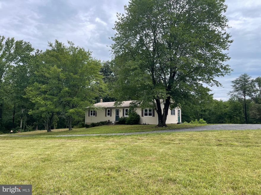 Here is your chance to buy a property with instant equity! 
With a little TLC this home can shine again. 
Upstairs includes the kitchen, dining, large living space, full bathroom and three finished bedrooms. There is a framed in room in the basement that could be the fourth bedroom with attached en-suite.
Situated on 3 acres overlooking a working farm, the location is ideal for someone looking to homestead or just enjoy the peace and quiet while still being located close to all Waldorf and Southern Maryland has to offer. Sold AS-IS.