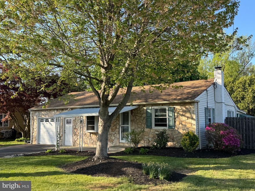 OPEN HOUSE SATURDAY MAY 2ND 10AM-1PM!!!! A move-in ready home in the desirable Neshaminy School District . The newer  renovated kitchen features stainless steel appliances and vaulted ceilings with lots of counter space ,drawers and cabinets. The well-maintained interior includes fresh paint throughout , hardwood floors , 2 bay windows and 2 full bathrooms. A bright three-season Florida room with a gas heater provides more living space  for relaxing  and  entertaining. The full basement offers storage or finished-living potential. Outside, the property includes  a fenced yard,  established garden area , block patio and a new electric service cable to home. Plenty of parking with this 2 car garage with interior house and attic access  along with  driveway parking for 4 cars . This turnkey residence is ready to welcome its new owner. Quick Settlement is  a breeze with this  ready to move in vacant home.