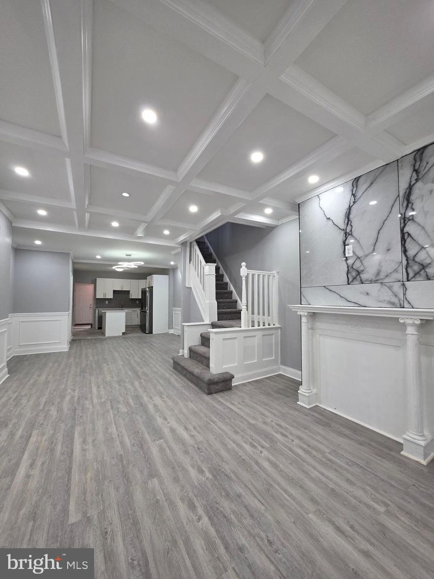 Welcome to 6026 Irving St, Philadelphia, PA 19139 — a beautifully and professionally remodeled home designed for modern living. Step in from the front porch into a bright, open floor plan flooded with natural light and generous room proportions. The spacious, custom kitchen features all‑new stainless‑steel appliances and a large island that provides extra prep space and a casual spot for morning coffee. 
This home offers 3 bedrooms and 3 full bathrooms, including a must‑see master suite. The finished basement adds flexible living space and includes the laundry area, making everyday living convenient. Every detail was considered during the renovation, from the flow of the open plan to the high‑quality finishes throughout.