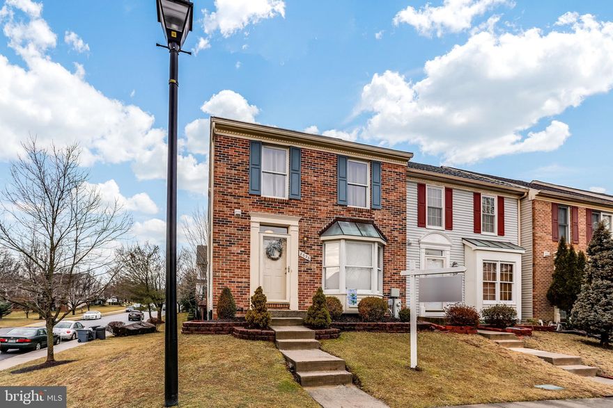 Welcome to this beautifully-maintained, light-filled, end-of-group town home in the Centennial High School District. This home features 3 bedrooms, 3.5 baths, a spacious combination living-dining area with gleaming hardwoods and an eat-in kitchen with stainless appliances and a pantry. The upper level boasts a master suite with cathedral ceilings, plenty of space for that king-size bed, and dual closets with custom storage systems. There are two additional bedrooms and a large hall bath. The lower level features an inviting family room with sliders that lead to a covered brick-paver patio adjacent to open space, a third full bath with shower, and a laundry room with plenty of space for storage. When it comes to outdoor living, there s also a large Trex deck off the kitchen big enough to accommodate friends and family for those summer barbeques. New carpet, new paint, a home warranty and two parking spaces make this the perfect place to call home! Close to commuter routes and shopping.