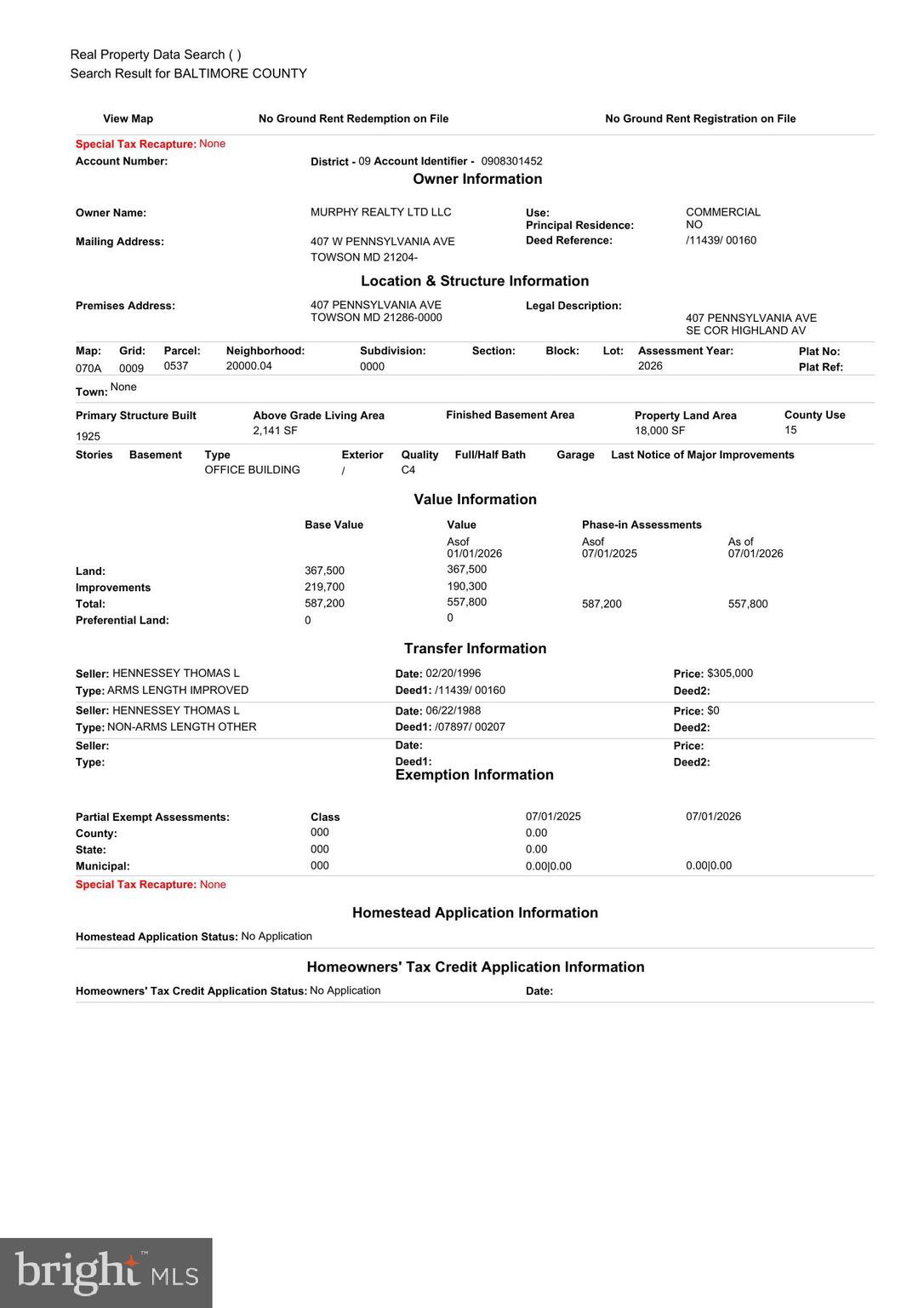 WEST TOWSON - Residential