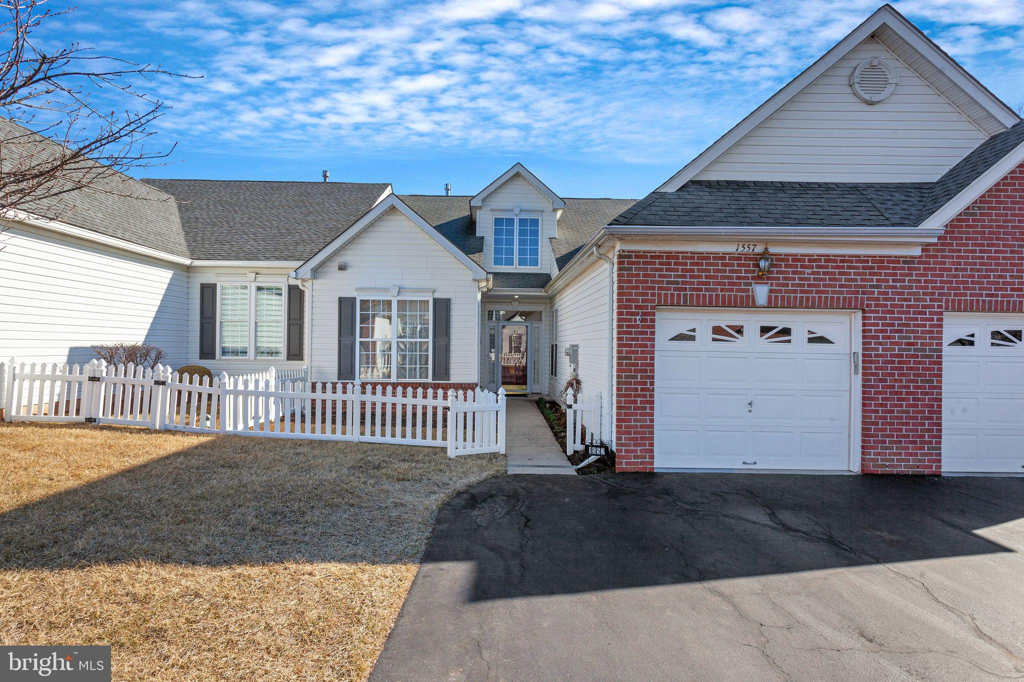Welcome to 1557 Tarrington Way, a beautifully maintained 3-bedroom, 3-bathroom home in the sought-after Tarrington Village community. With 1,877 square feet of thoughtfully designed space, this home offers comfort, convenience, and a low-maintenance lifestyle—all with fresh paint and brand-new carpet throughout!
Step inside to find a bright and inviting living area, perfect for both relaxing and entertaining. The eat-in kitchen features Corian countertops and plenty of cabinet space, making meal prep a breeze. Just beyond, the spacious dining and living areas flow seamlessly, creating a welcoming, open feel.
One of the home’s standout features is the sunroom, a beautiful, light-filled space with a cathedral ceiling, ceiling fan, and sliding doors leading to the rear patio. Whether you use it as a cozy reading nook, a plant-filled retreat, or an extension of your entertaining space, this room adds an extra layer of charm and versatility.
The first-floor master suite is a peaceful retreat, complete with a large closet and an en-suite bath for ultimate convenience. A second main-level bedroom and full bathroom offer flexibility for guests or a home office. Upstairs, the finished loft serves as a spacious third bedroom with its own full bath, making it perfect for visitors, a private retreat, or additional living space.
The private rear patio is ideal for morning coffee or winding down in the evening, while the attached one-car garage provides extra storage and convenience. And with low-maintenance living, you can spend more time enjoying your home and less time on upkeep.
Location-wise, it’s hard to beat! Walk to the pharmacy, grocery store, and bank, or take a short drive to even more shopping and dining. Commuters will love the easy access to Routes 63, 463, 309, and 476, plus the nearby SEPTA regional rail for stress-free travel.
If you're looking for a comfortable, move-in-ready home with fantastic features and a prime location, this is it! Schedule your showing today. Back to Active (previous buyer had a financing issue).