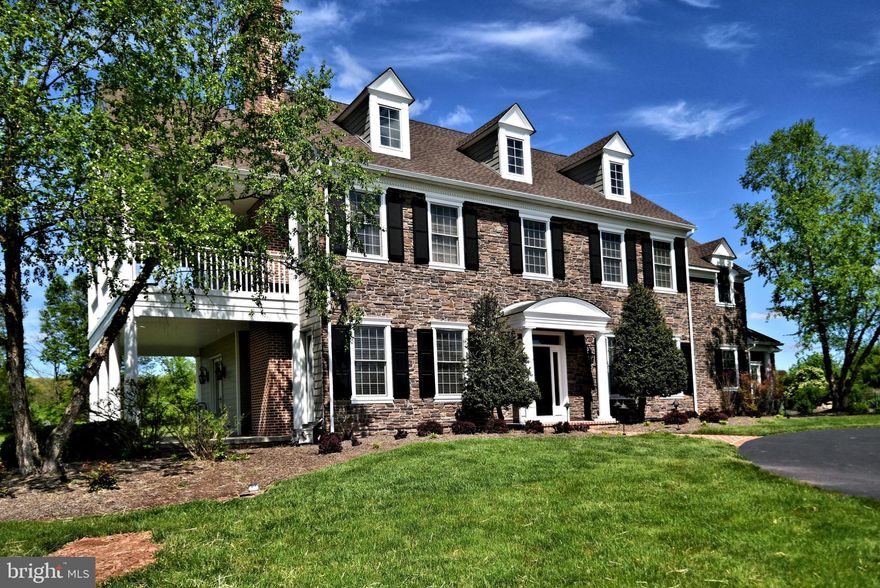 Stunning custom luxury Single featuring 4BR, 4 full bathrooms and 2 powder rooms!  So many special features including hardwood flooring, custom millwork, finished basement with sauna, central vacuum, gourmet kitchen with island, balconies and extensive hardscaping.   Three fireplaces.  Inground pool and pole barn.  Nestled in the countryside on 6 bucolic acres.  Located close to quaint Skippack Village and just minutes to turnpike access.  No pets or smoking.  Available Immediately.  $5500 + utilities  (Tenants are responsible to pay for pool opening and closing).