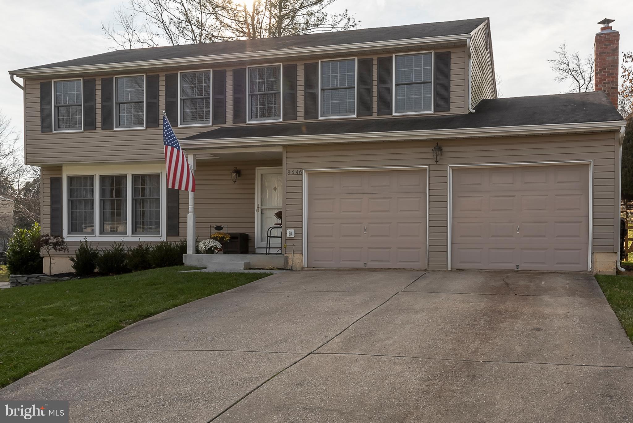 Beautiful colonial style home located on a corner lot. The home is in excellent condition and features 4 good-sized bedrooms and 2.5 bathrooms. The Eat-In Kitchen features granite countertops and stainless steel appliances and transitions into a large Family Room with a wood-burning fireplace with a woodstove insert. The home has Pergo flooring on the entire first floor and carpeting on the upper level. Ceiling fan in each bedroom. The basement is fully insulated and ready for finish. New wood/wire fencing surrounds the large rear yard. Slider doors from Family Room open out onto decking and the stone patio. The fire pit, new Weber grille and patio furniture all convey.