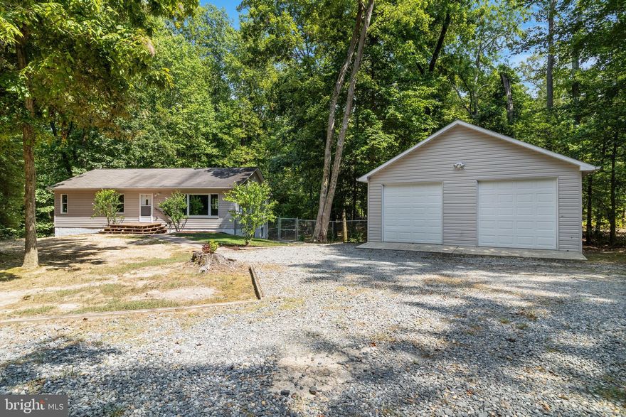 Escape the hustle and bustle of every day life and retreat to this exceptionally private 5 acre rental sanctuary, free from covenants and restrictions. This properly boasts a charming two car detached garage equipped with electricity perfect for any car enthusiasts. This home features three bedrooms and 3 full baths the seller recently put in luxury vinyl on both levels. The backyard is thoughtfully enclosed by a fully fenced perimeter creating a safe haven for your furry friends ( pets are allowed on a case-by-case basis). You will enjoy nature all year around.