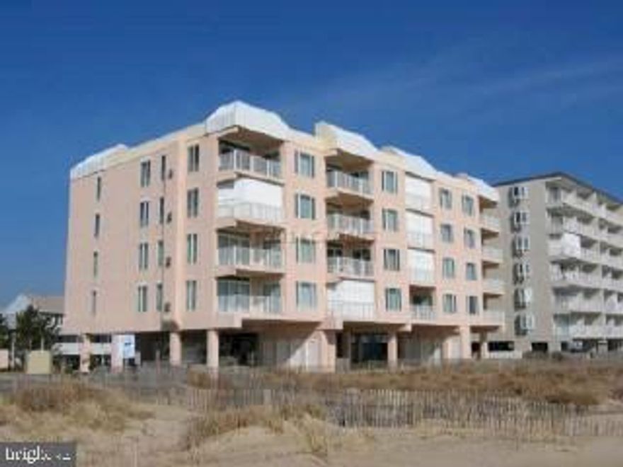 Direct oceanfront 3 bedroom, 2 bath unit in a great midtown location!  Oceanfront master features motorized storm shutters over large OF window, & has direct access to balcony (which also has storm shutters).  Sprinkler system, hand painted murals, spacious laundry room, amazing ocean views.  Four story building is situated approx. 30 feet forward of neighboring buildings and has a wonderful private feel, with secure lobby & elevator, 2 assigned parking spaces (1 covered), outdoor pool & shower as well as convenient storage locker.