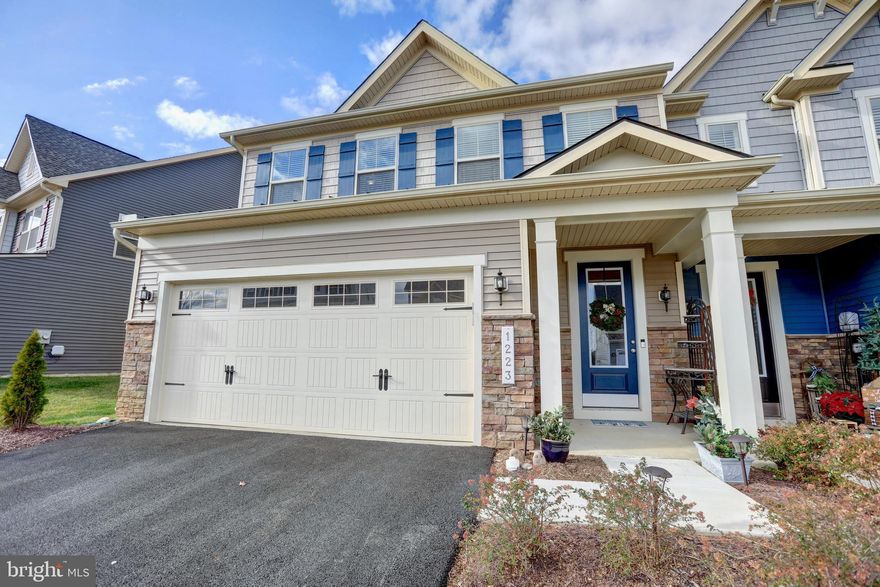 Absolutely Beautifully designed Westminster Floorplan by K Hovanian in sought after Brunswick Crossing! This end unit Villa boasts 2100+ Sq. Ft of living space on two finished levels. The main level features hardwood flooring throughout, Gourmet Kitchen with granite counter tops, stainless appliances, built-in microwave, double wall oven, and gas cooktop, and large Breakfast Room, Family Room, Main level Primary Owner's suite with walk in closet and luxury bath with double sinks and spacious stall shower. Main level laundry and mudroom entryway from the attached 2 car garage. Upper level houses 2 large junior bedrooms, a home office perfect for working from home, open loft area, and finished storage room. Walk out to the fully fenced rear yard or relax on your front porch area. Brunswick Crossing offers amenities such as a clubhouse, rec center, pools, soccer fields, jogging/walking paths, garden area, tot lots, and MUCH MORE! All of this conveniently located off Rt 340 making this an easy commuter location minutes to the MARC train. Minutes to historic Harpers Ferry or Frederick MD. ** HOME INSPECTOR/APPRAISER - PLEASE SCHEDULE THROUGH SHOWING TIME ONLINE***