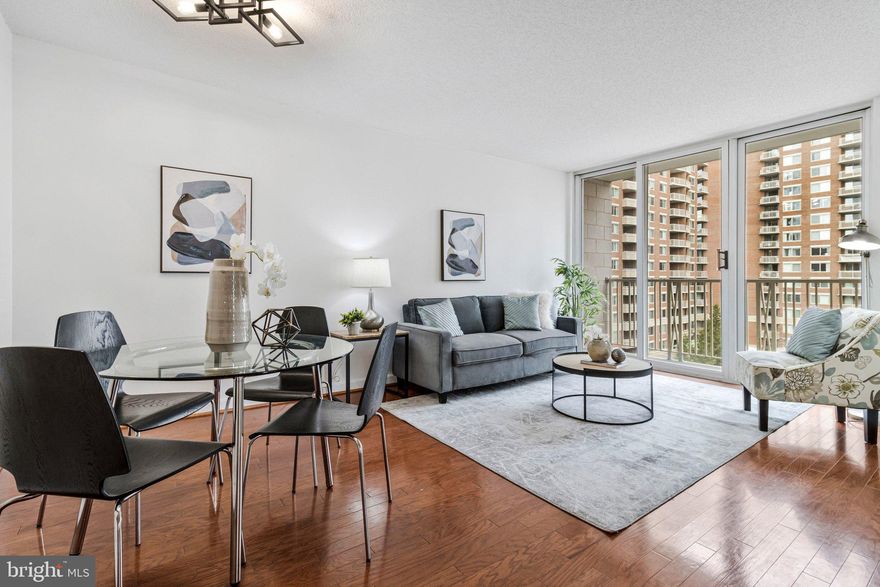 Bright, cheerful and move-in ready,  Unit 703 has been thoughtfully refreshed with the cosmetic updates today’s buyers (and renters) appreciate. Hardwood floors, new carpet in the bedrooms and fresh paint throughout create a clean, inviting feel while updated lighting, stylish kitchen, refreshed bathroom and a new washer and dryer add a crisp, modern touch. Step  the out on the private balcony for a breath of fresh air or a quick outdoor moment.
Residents enjoy a pool, lounge spaces, front desk concierge and the convenience of an assigned garage parking space.  All in a fantastic location close to shops, dining, and everyday essentials.  Whether you're a first-time buyer ready to trade rent payments for equity or an investor seeking a turnkey property with strong rental appeal, this one checks the boxes. OFFERS WILL BE PRESENTED AS THEY ARE RECEIVED. WHEN AN OFFER IS RECEIVED, LISTING AGENT WILL NOTIFY ALL CONFIRMED SHOWINGS PRIOR TO PRESENTING TO SELLER TO GIVE EVERYONE THE SAME OPPORTUNITY