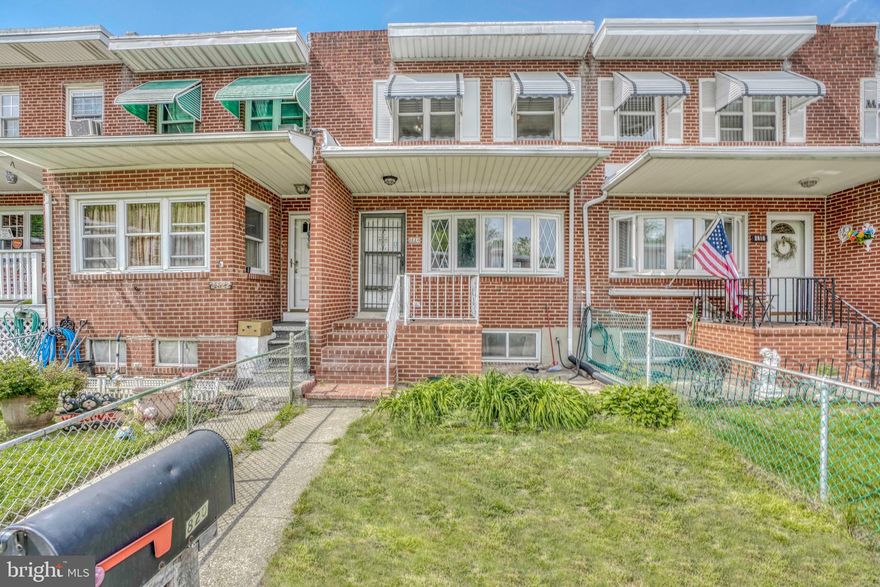 Well maintained 3 bed 1 bath home in Morrell Park.  Hard wood floors, updated bath.  Central heat and ductwork but AC is not functioning.  Great home to update while you live in it or great for investor to improve.  Cute fenced yard with parking area.   Home being sold AS IS