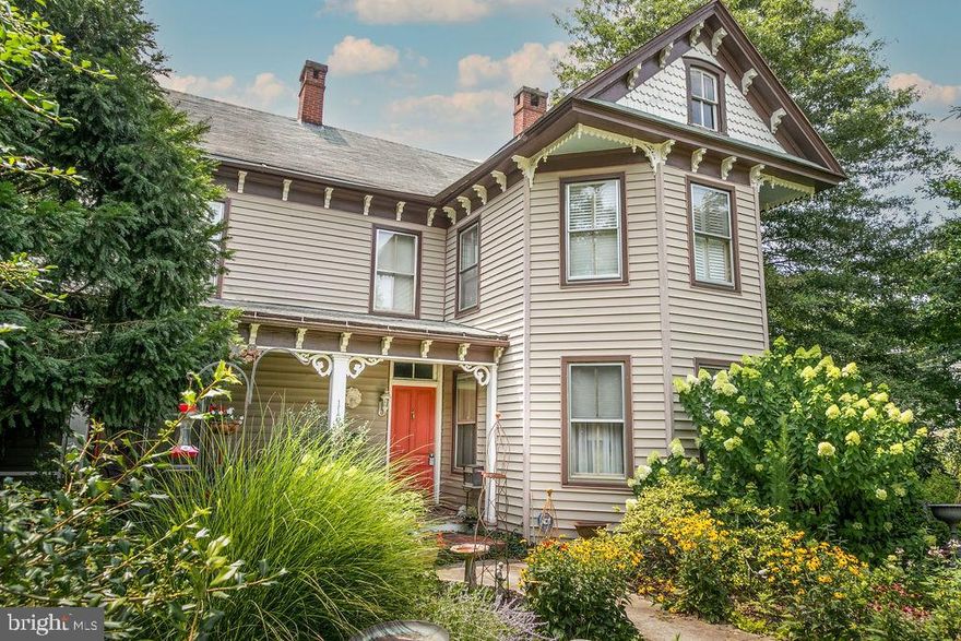 Back on the market due to no fault of the seller. Charming historical Victorian home known as the Samuel H. Sudler house.  Upon entry to the home you will take note of the original staircase.  The home features a large living room with a fireplace and a bay window which provides ample lighting and a view of the yard.   To the left upon entry there is a  large library/study with built-ins perfect for a home office.  The first floor also has as a spacious dining room, kitchen, large breakfast room, a half bath and a sun porch.  Upstairs you will find 3 spacious bedroom, a full bath, and a 4th smaller bedroom.  The home has a walk up attic with plenty of room for storage.  Outside you will notice the wrap around porch that is partially screened.  The large corner lot is fenced in with 2 large outbuildings and a one car detached garage.  There is also a patio area for your enjoyment.  Home is being sold as-is.  Owner will make no repairs.  Seller will provide AHS 1 year Shield Complete warranty with full price contract.  Seller may provide some seller assistance with a full price contract.