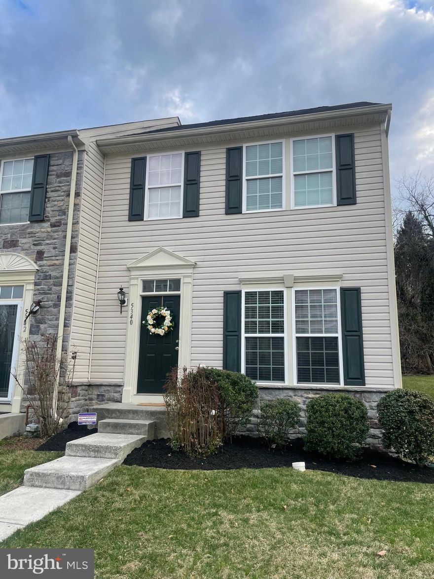Worry-free living with incredible value! At 5340 Wyndholme Cir, your monthly HOA fee covers water, snow removal, landscaping, roof maintenance, exterior upkeep, and trash removal—giving you peace of mind and easy living all year round. This beautifully maintained 3-bedroom, 2.5-bath townhome offers over 2,000 square feet of inviting space in a quiet community just minutes from downtown Baltimore, I-70, and 695. Inside, you’ll find a bright, open layout perfect for entertaining or relaxing at home. The main level features a generous living room, a dedicated dining area, and a functional kitchen with ample cabinet and counter space. Upstairs, enjoy a spacious primary suite with a walk-in closet and a private en suite bath. Two additional bedrooms and a full bath complete the home. Enjoy all the perks of homeownership—without the maintenance headaches. Whether you're a first-time buyer, busy professional, or downsizing for simplicity, this townhome delivers the lifestyle you’ve been looking for.