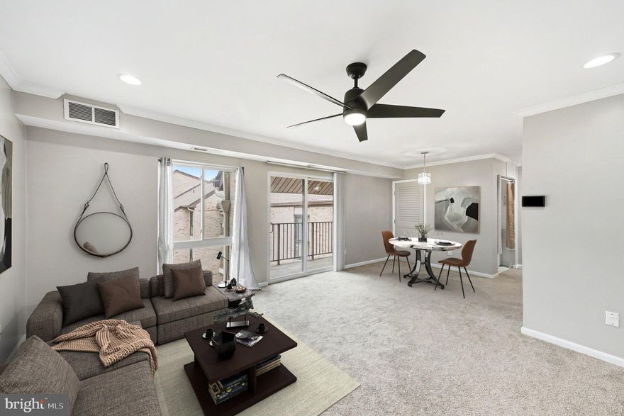 Top-floor, fully renovated, and filled with natural light—this 1-bedroom condo is an easy one to call home. The bright bedroom offers two closets including a large custom walk-in, while the
updated kitchen and bathroom (renovated 2021) keep everything feeling fresh and modern.

Enjoy the privacy of your own balcony (no neighbors looking in and you can see everything! Plus you have the convenience of an in-unit washer and dryer and a new HVAC system (2025).

This unit also has an upgraded electric panel! With easy parking, a pool, and quick access to 395 and the Metro, this is a well-rounded option in a highly convenient location. Most Major
renovations and electric panel done in 2021.
**Parking, Pool Electric, Water, Sewer and Trash Included in Condo Fee**