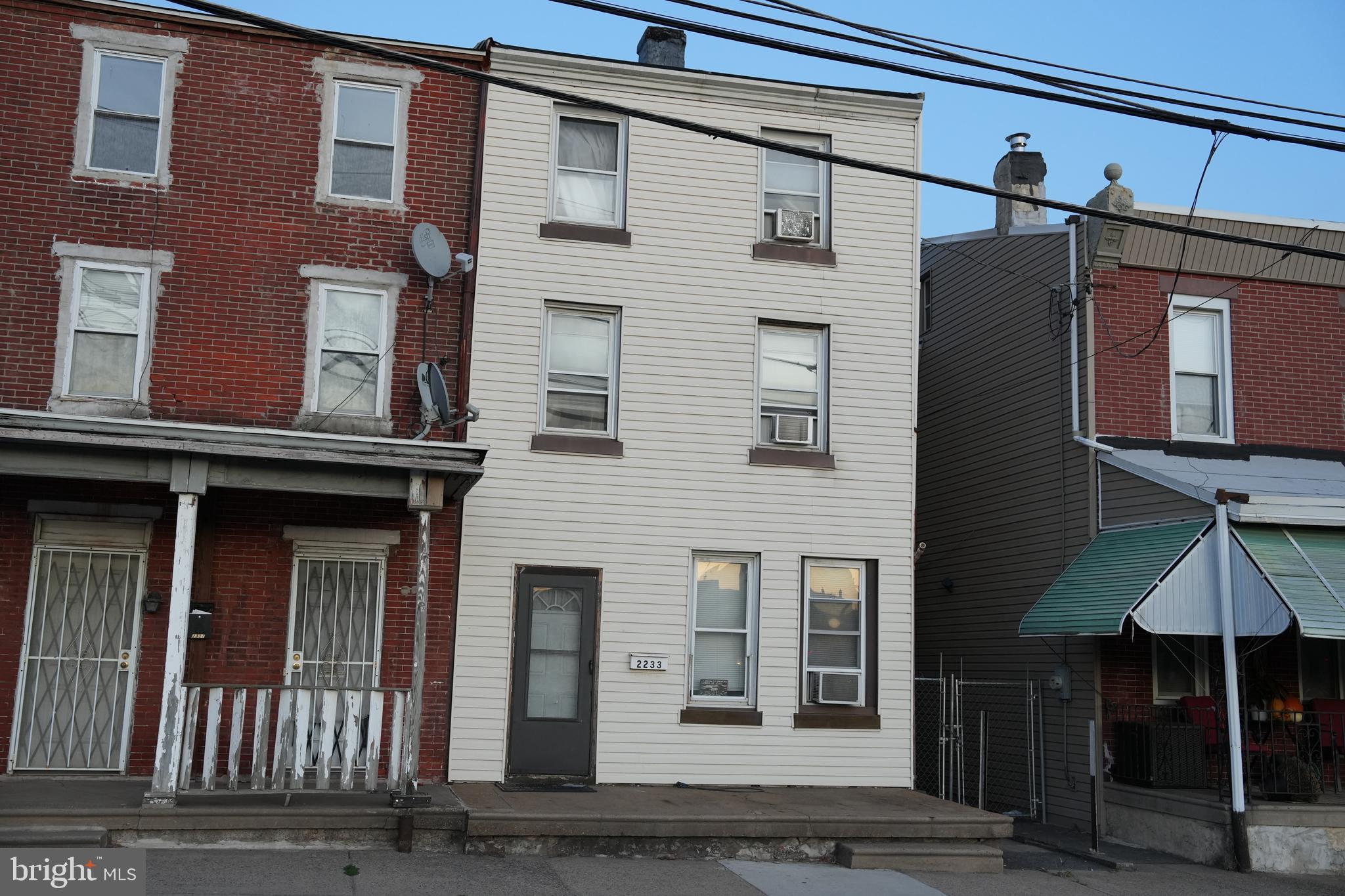 Take a look at this 5 Bedroom, 1 bath twin in Bridesburg . First floor large eat-in kitchen, living room, dining room and a laundry room in the back of kitchen. Exit to real yard and street parking. Second floor has 3 bedrooms and bath. Third floor has 2 more bedrooms. PROPERTY IS BEING SOLD IN AS-IS CONDITION.