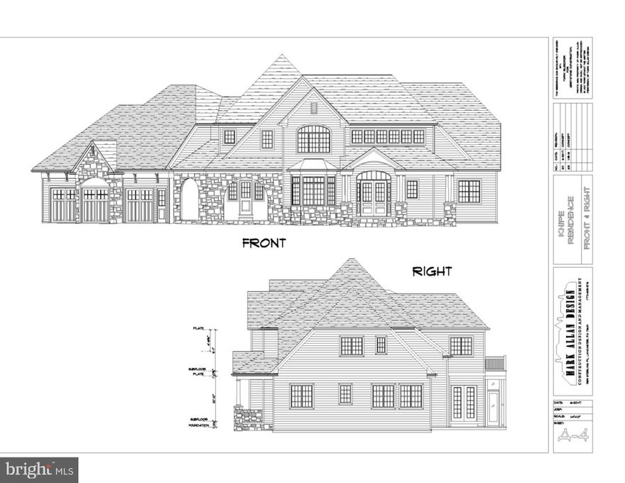 Beautiful new custom home to be built by Greystone Construction. Features to include natural wood site finished floors, custom crafted kitchen opens to great room with 14' ceilings, office/study, and guest suite. Large second floor master suite with huge closet, walk-in tile shower, and covered deck.  Screened porch with fireplace, and open deck overlooks wooded setting.