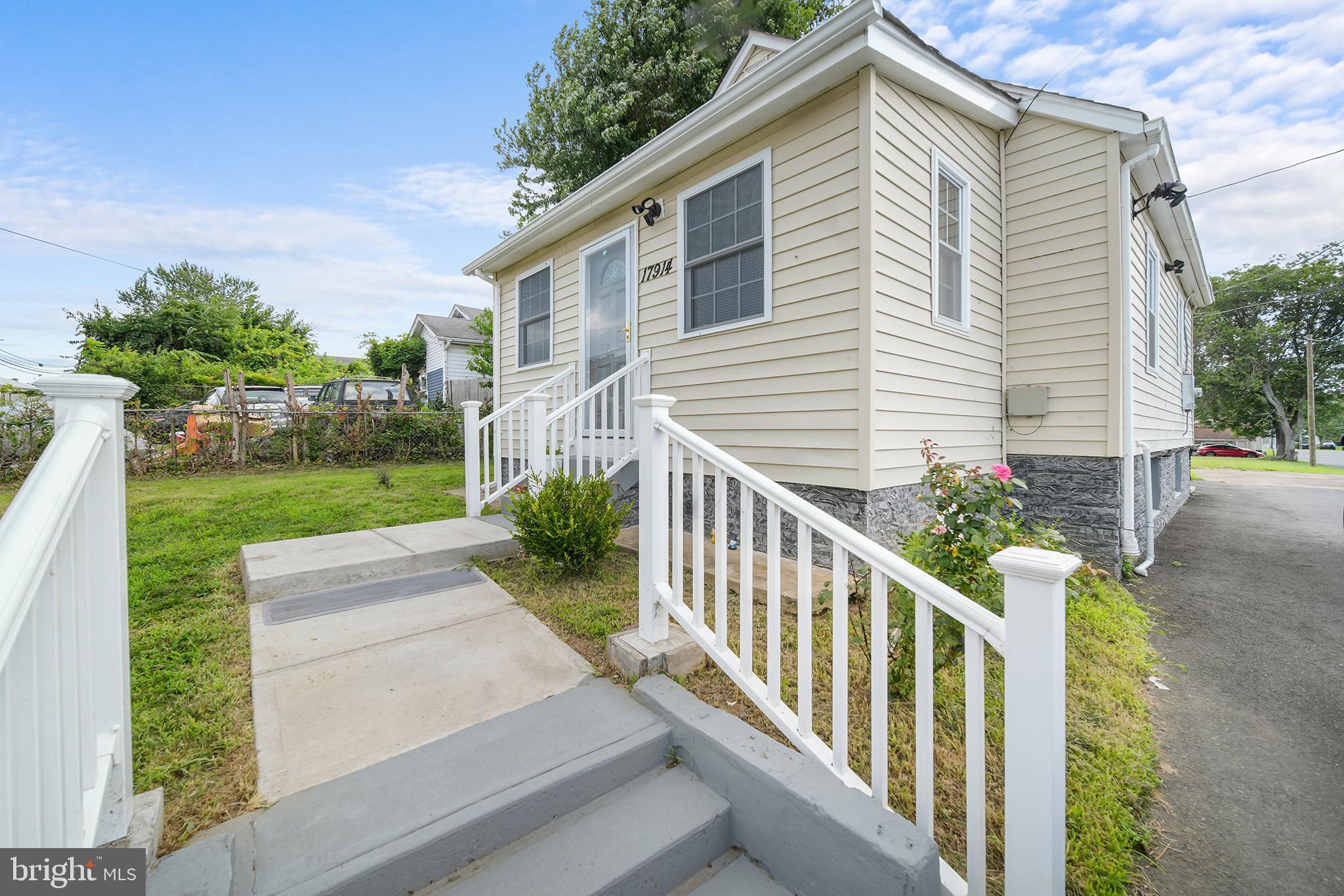 Charming updated bungalow in the heart of Dumfries! This move-in ready home blends classic character with modern updates. The main level features hardwood floors, a bright and welcoming living room, and a dining area filled with natural light. The updated kitchen offers granite countertops, contemporary cabinetry, and all major appliances. Bedrooms include ample closet space and updated fixtures.
The finished basement provides versatile additional living space, perfect for a family room, home office, or recreation area, plus a laundry area and a bonus room with closet. Outside, enjoy a private yard with mature trees, space for outdoor activities, and driveway parking for multiple vehicles. Conveniently located near I-95, Quantico, shopping, and dining—ideal for homeowners or investors looking for a home with flexible living options.