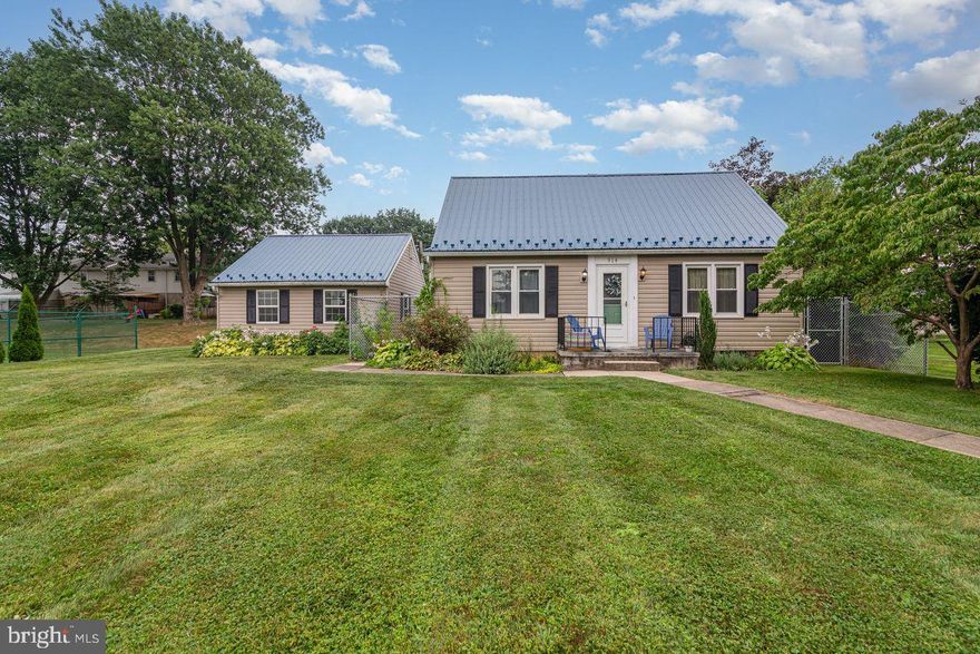 This spacious 🏠 Cape Cod is bathed in natural light ☀️ and offers a bright, open floor plan perfect for relaxing or entertaining.

✨ Let’s talk features: 🔨 New metal roofs on both the house & garage 🐾 Fenced-in backyard—perfect for your pups! 🛋️ Finished basement with living space, laundry area & an extra bedroom 🚗 Off-street parking + detached garage 🏡 Front porch for morning coffee & back patio for evening unwinding 🛏️ Main bedroom on 1st floor + 2 more upstairs 🌀 Radon Mitigation System for peace of mind 🎉 New flooring in the lower level 🧺 All appliances stay!

This home has been loved & cared for—only being sold to move closer to family ❤️

📦 Sold as is and ready for its next chapter!
