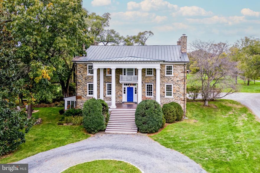 The Keene House - c1855 home with Georgian Revival architectural components that has been tastefully renovated over the years.  Rich in history,  there are timeless details to enjoy such as impressive exposed stone work, signifcant moldings & custom woodworking, six fireplaces, and original heart pine floors.  Home has 4 bedrooms with three finished living levels each with their inidiviual outdoor space.  Ideal Middleburg property on 21 acres with a  guest house, pool, bank barn, and riding ring.  Gardens, stone patio & walkways add charm while there is the funtionality of fenced paddocks for horses and other farm animals.  Located just outside the historic village of Unison.  Guest house is sold as-is.