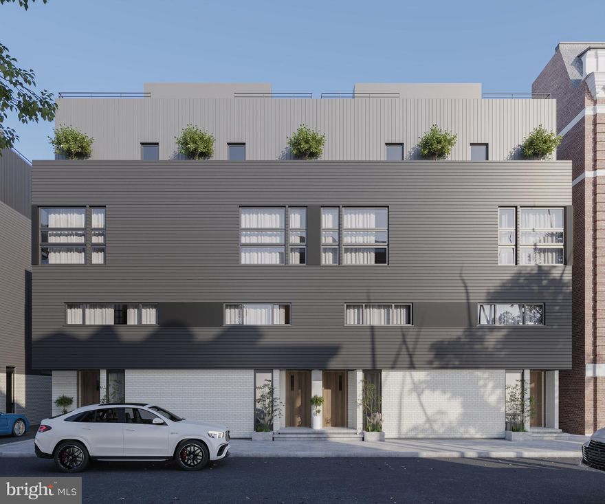 We welcome you to experience MODA —a stunning new construction enclave in the vibrant and highly sought-after Olde Kensington neighborhood, steps away from the famous Fishtown restaurant district. This new community checks all the boxes for today’s homeowner with GARAGE parking, a private roof deck boasting panoramic skyline views, and designer finishes throughout PLUS these homes come with the ORIGINAL ten year tax abatement! Step inside to discover a chef-inspired gourmet kitchen, featuring European cabinetry, sleek Quartz countertops, and premium fixtures. The second floor living area offers the perfect setting for effortless entertaining, complemented by two spacious bedrooms, each featuring ample closet space and a beautifully appointed full bathroom. Ascend to the third-floor primary suite, where oversized windows flood the space with natural light, highlighting the spa-like ensuite bathroom and plentiful closet space. Built with exceptional craftsmanship, MODA offers unparalleled access to Frankford Ave, Fishtown, and Northern Liberties placing you at the heart of it all. Taxes and association fees are not $1 and are TBD. Taxes and square footage are the responsibility of the buyer to have verified independently. Renderings are for marketing purposes only and my not depict actual finishes. These homes are in pre-construction pricing so reserve your home today! Some photos may be AI enhanced.