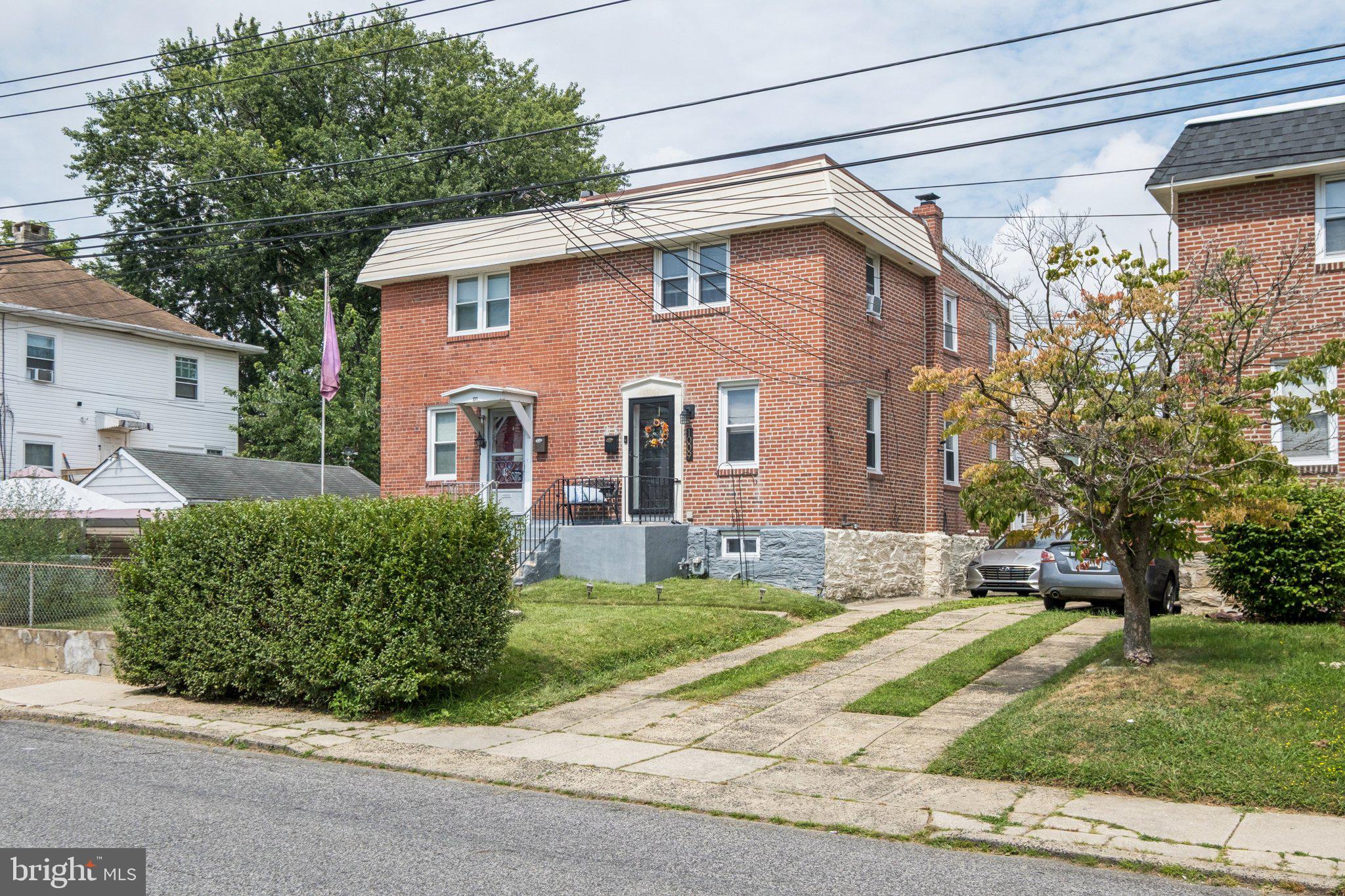 Welcome to this charming 3-bedroom, 1.5-bath twin home located in Collingdale just steps away from the Septa public transportation. This inviting property features central air and great curb appeal with a well-kept front yard. Step inside to an open-concept living and dining area with stylish vinyl flooring, offering a spacious and modern feel. The kitchen boasts sleek stainless steel appliances, plentiful stone countertops, and ample cabinet space. Out back, you'll find an enclosed porch giving the home extra functional square footage. A generous grass yard for outdoor activities. Upstairs, the full bathroom features a tub with tiled surround, and two bright bedrooms with large windows providing a comfortable retreat. The front bedroom is a standout with oversized windows, a large double closet with storage above. A clean, unfinished basement with exit to the rear yard, half bathroom, excellent ceiling height offers potential for future finishing. Private driveway can accommodate 4 cars. This home combines comfort, functionality, and charm—don’t miss your chance to make it yours!