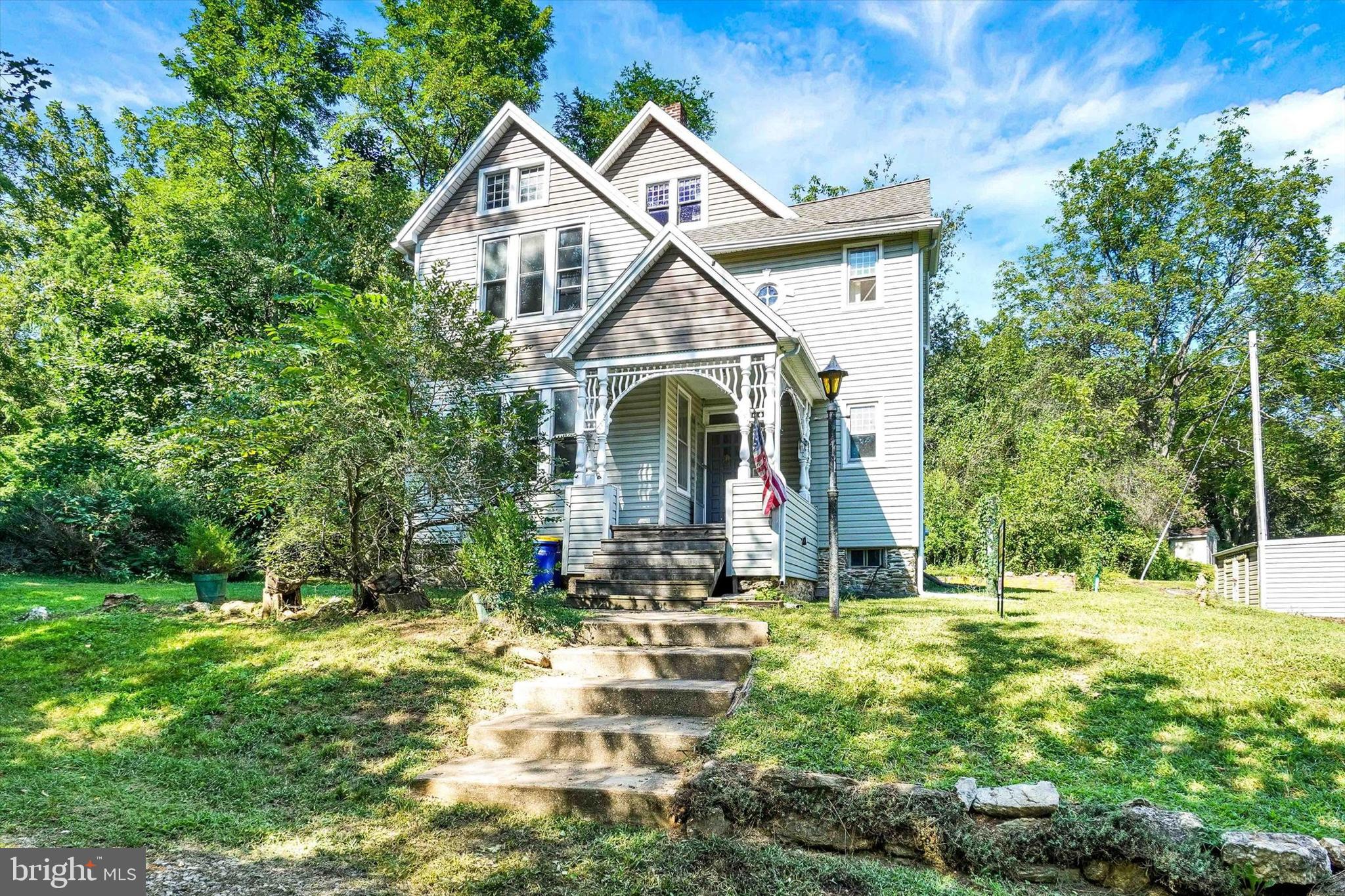 Springfield Township Farmhouse with Potential – Dallastown Schools This farmhouse in Glen Rock offers plenty of potential for the right buyer. Located in Dallastown School District, the home features 3 bedrooms on the second floor, a full bath on the main level, kitchen, dining room, living room, and an additional half bath. A full walk-up attic, front and rear porches, and ample outdoor space add to the property’s character. The exterior has been improved, but the interior requires a full renovation throughout every room and level. This property will not qualify for FHA, VA, or PHFA financing. Cash or conventional financing with lender acknowledgment of the home’s condition will be required. Septic is located in the front yard and the well is on the left side of the home under a bush. With vision and updates, this property could be transformed into a charming country home in a desirable location near the rail trail.