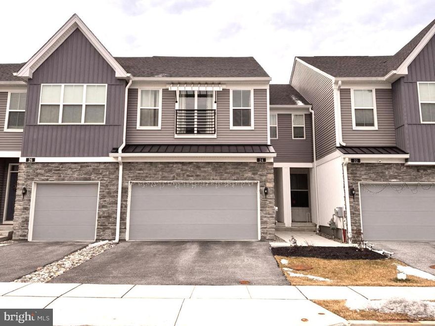 Discover an exquisite opportunity to lease a stunning Colonial-style townhouse in the prestigious Villages at Chester Springs. This newly constructed residence, completed in 2023, boasts a generous 2,204 sq. ft. of fully finished living space, perfect for those seeking a blend of luxury and comfort. Enjoy the convenience of an attached front-entry garage, providing ample parking and easy access. The property is designed for modern living, with a focus on quality and elegance. The community offers well-maintained common areas, enhancing your lifestyle with a sense of tranquility and pride in ownership. Available for lease starting January 9, 2026, with flexible terms ranging from 12 to 24 months, this home invites you to experience a sophisticated lifestyle in a vibrant neighborhood. Embrace the charm of this exclusive community, where every detail is crafted for your enjoyment. Don't miss the chance to make this luxurious townhouse your new home.