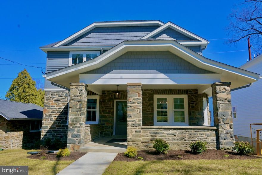 Welcome to 774 Lawson Ave! This NEWLY constructed house by Sposato Homes preserves the beautiful bungalow aesthetic from the early 1900s with a newly built custom home.  It's not often you find the character of original stone walls, deep window sills, stain glass windows and a stone fireplace in a home that is completely new throughout.  This home's curb appeal begins with its low angled roof lines and wide eaves and elegant stonework, reminiscent of the American Craftsman style.  A large front porch with beautiful stone pillars welcomes you with plenty of room for seating and relaxing.  Entering the home you'll find a wonderful layout with both nooks and open spaces with 9 foot ceilings and attractive oak engineered hardwood flooring throughout.  An entrance hall runs through the center of the home opens to the formal dining room to your right with large bay window and custom millwork, as well as, a cozy den (or office) to your left with original stone fireplace (gas logs) and two original stain glass windows to either side.  Further, you'll find a large hall coat closet, opposite a well located mudroom space with storage cubbies, as well as, an entrance to the 1st floor half bath.  Next, natural light fills an amazing open space that includes an open great room and stunning kitchen with expansive island (seating for 5), beautiful white cabinetry, quartz countertops and backsplash, range hood, GE Profile Stainless Steel Appliances, and custom pendent lighting.  You'll also find a separate pantry closet situated in a hall between the dining room and kitchen.  Off the back of the great room, an exterior door leads to the raised covered porch great for entertaining.  Heading upstairs you'll find that natural light fills the stairway and hall and leads to 4 bedrooms, including 2 en-suites, as well as, a hall bath with 2 sink vanity and a large 2nd floor laundry room, prepped for a gas dryer.  The main bedroom presents a tray ceiling, an incredible walk-in closet, and an ensuite bath with 2 sink vanity and walk in shower.  All closets include custom organizers throughout the home.  Stairs off the great room lead down to a finished walk out lower level that expands the living space and includes another 1/2 bath.  You'll also find a utility room housing mechanicals and great storage space. Other great features of the home include 1 car detached garage, 2 Zone HVAC systems for comfort and efficiency.   

Located in Havertown's attractive Penfield neighborhood, you'll find beautiful sidewalk and tree lined streets with parks, schools, trails and local restaurants and shopping along Brookline all just minutes away.  Additionally, you have easy access to Philly and the Main Line, by high speed trolley (just down the street) or car.