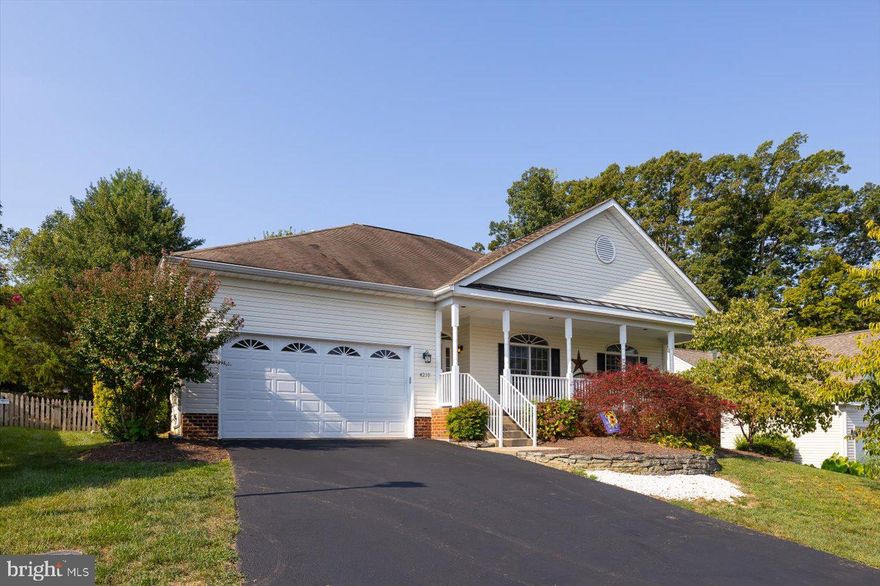 **Charming Home at 4210 Stonehaven Way – Your Dream Awaits!**

Welcome Home to 4210 Stonehaven Way, a stunning 1 level residence nestled in the desirable Stonehaven section of Lee’s Hill. This section of the neighborhood is renowned for its community amenities, including lawn care, gutter cleaning, and mulching, making it perfect for those seeking a low-maintenance lifestyle. Plus, with no age restrictions, this home invites everyone to enjoy its comforts without the lawn chores!

As you step inside, you'll be greeted by elegant crown molding and freshly installed carpet that create a warm and inviting atmosphere. The spacious layout features bullnosed corners, enhancing the home's aesthetic appeal. The heart of the home is the sunroom, perfect for soaking in natural light and enjoying views of the  fully fenced backyard that backs to serene trees.

Entertain in style on your brand-new Trex deck or host gatherings on the stamped concrete patio. The outdoor space and living room is equipped with a high-quality surround sound system, ensuring your celebrations are lively both inside and out.

The cozy gas fireplace adds a touch of warmth to the sunroom living area, making it an ideal spot for relaxation. The primary suite boasts built-in closet organizers, providing ample storage and organization for your wardrobe. 

Recent upgrades include a water heater (2020), HVAC system (2022), dishwasher (2024), and washing machine (2024), ensuring you enjoy modern conveniences and peace of mind. The Nest thermostat helps you manage energy efficiency effortlessly.

This home also features a tall crawl space for extra storage, making it easy to keep your living areas clutter-free. With a freshly sealed driveway, this property is not just a house; it’s a place to call home.

Don’t miss out on the opportunity to own this beautiful home in the sought-after Stonehaven community with the golf course just the next street up.  Schedule your tour today and experience all that 4210 Stonehaven Way has to offer; the pool, 2 community centers, 8 playground areas, picnic area with pavilion and grill, 3 walking trails, soccer/recreational field, basketball courts, and a volleyball court.