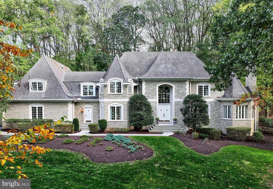 French Country inspired architecture with the timeless allure of real stone, slate, and marble. Restorative 3.6 acres of PA woodlands surround grassy lawns and manicured landscape. Crested on a private hillside in The Oaks of Hershey, an enclave of less than a dozen custom estates, your peace and serenity is eager for your arrival. Solid construction by Heritage Builders, a level of detail and quality appointments that are unrivaled. Derry school district, minutes to Hershey medical center, attractions, and restaurants. Close to Bullfrog Valley Park, Shank Park, and the 17-mile Jonathan Eshenour Memorial Trail.