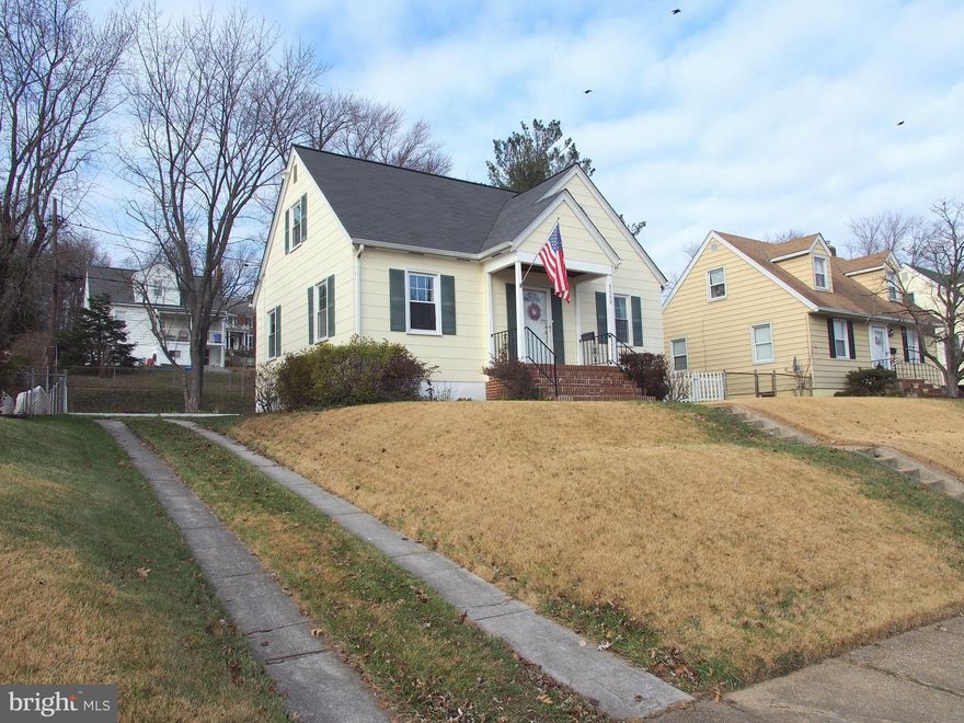 Don't miss this charming cape cod in a very convenient Halethorpe location! Freshly painted outside, shining hardwood floors, large yard, driveway for three cars...plus a lovely finished lower level with playroom and family room areas! LG Front loader washer and dryer, updated appliances and more! This house is so inviting, warm, and light-filled, it is truly a wonderful home.