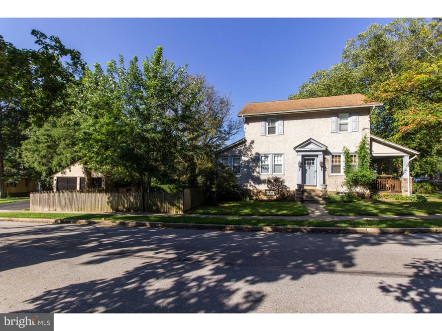 This home is a beautiful property in a highly desirable neighborhood with an excellent school district.  Walk in from the side door and see a very spacious living room and a formal dining room.  Continue through the property to the quaint eat-in kitchen. Beside the kitchen is a cute room that could be used as an office, den or study.  Beyond the kitchen is a mud room where you will find a full second bathroom.  Upstairs is a sizable master bedroom and two additional large bedrooms with an enormous bathroom which has been updated.  This property has gorgeous original hardwood floors throughout.  The basement offers a great deal of storage.  The home includes a very well maintained two car garage with driveway parking as well.  The yard offers plenty of space for parties, family gatherings and gardening.  There is a beautiful front porch for enjoyment during those hazy, lazy days of summer.  The property is easy to show on lock box.  Just call the appointment center to arrange a showing.