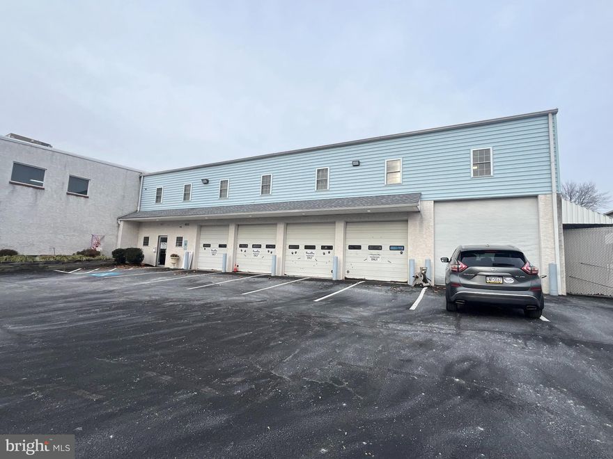 Rare find in Radnor township. Monthly rent is triple net only. Approved and currently being use for dog day care. Run your own dog day care out of this 2,400 sf or use for many other uses including contractor space, auto repair or fitness gym  as building has 5 Overhead doors. Great location on west side of Radnor just next to the WAWA. No auto body and building is NOT for sale. Showings after 7 PM only.