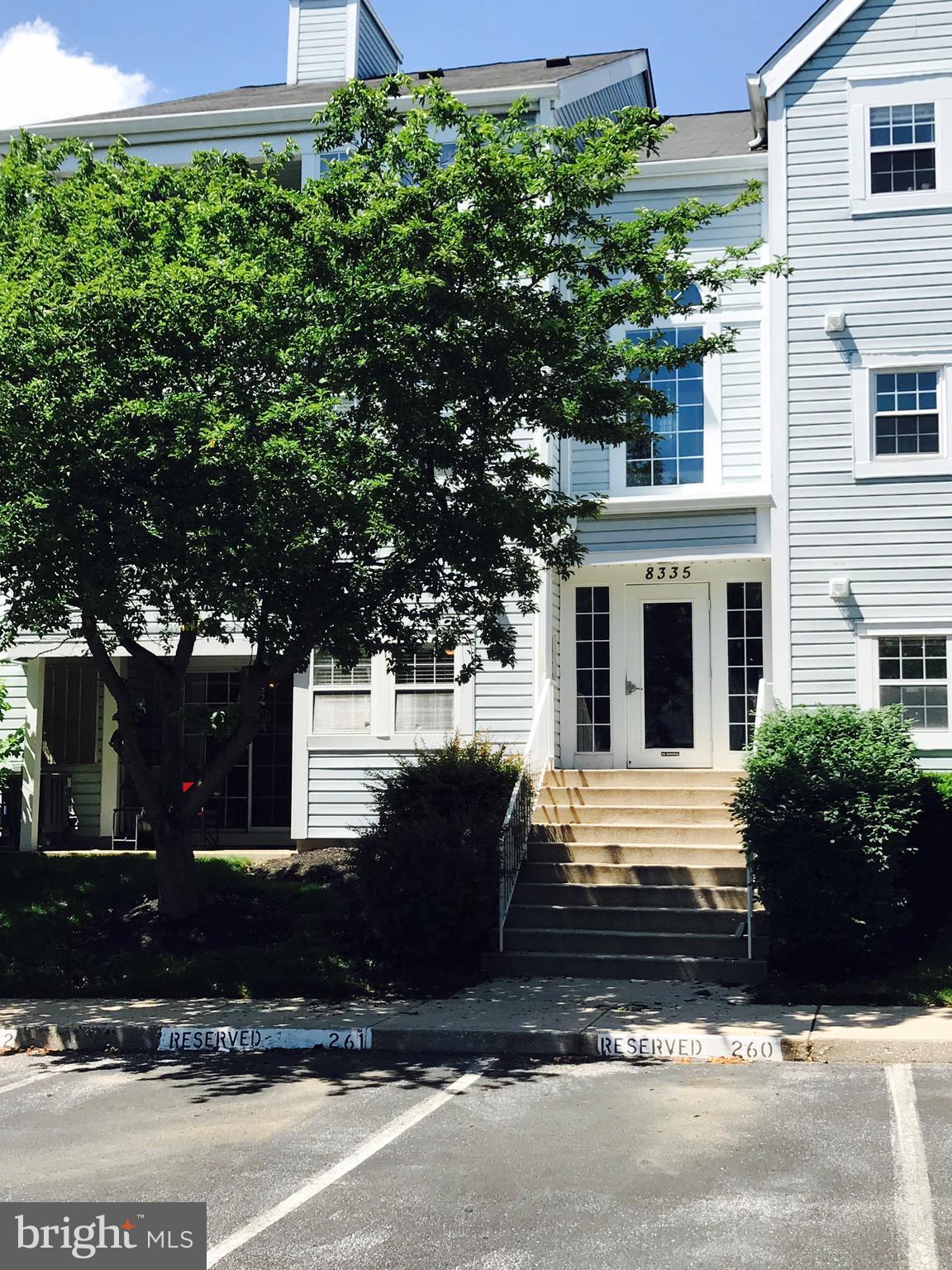 Price just reduced. Ground floor unit 2 bedroom condo for rent. Secured bldg.-use Intercom/Buzzer, Assigned parking, Close to shopping and easily accessible to major highways like Rt 100, 29 & I-95.. A must see.