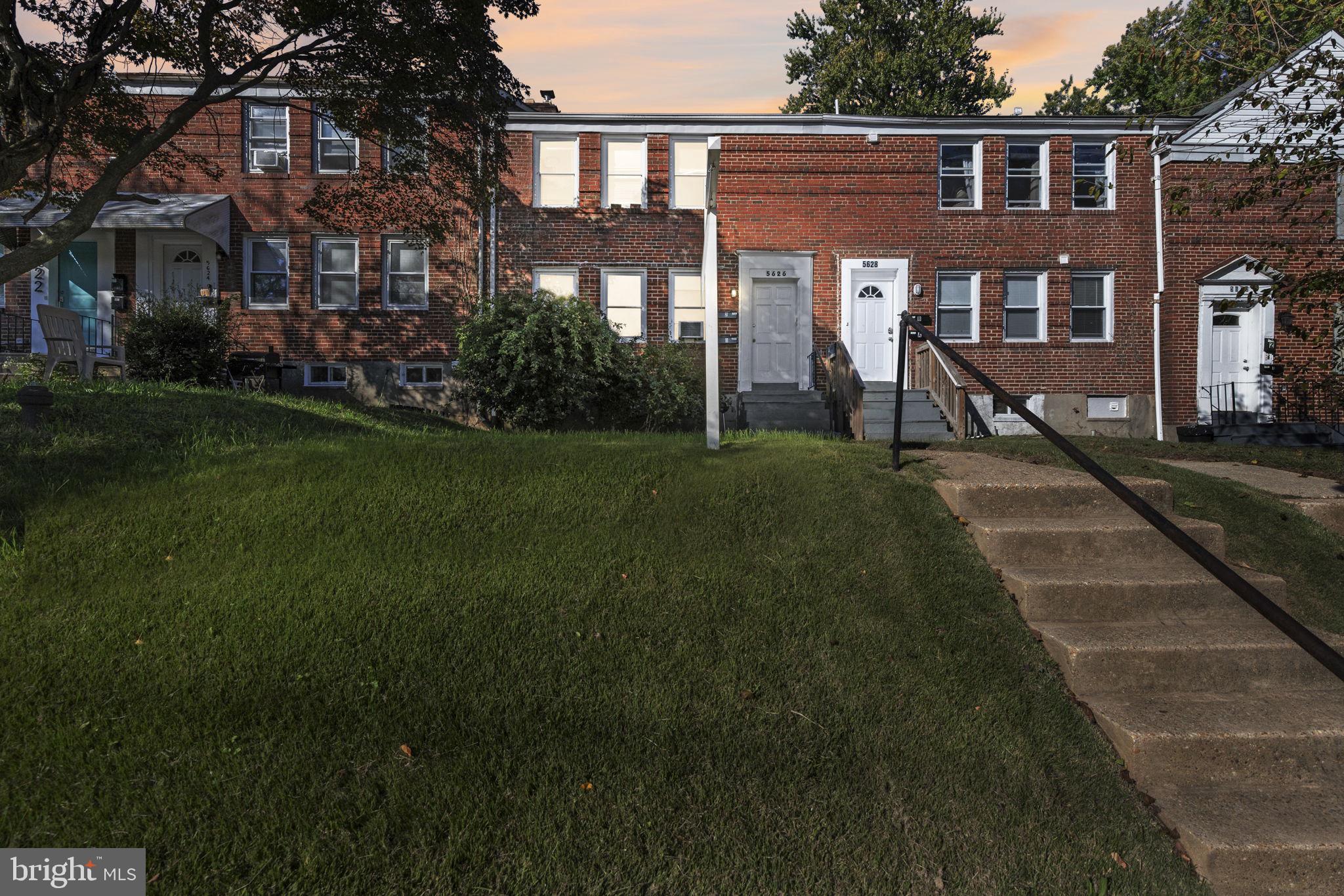 Welcome to Baltimore’s Ward 27 community! This 4-bedroom, 2-bath brick semi-detached home features two separate 2-bedroom, 1-bath units, each with a full kitchen, living area, and private entrance. One unit is currently tenant-occupied with a long-term rental history, while the other is vacant and ready for lease or personal use. The first unit offers hardwood and ceramic tile flooring, while the second includes carpet, ceramic tile, and laminate finishes. Both share basement access with interior and exterior entry, providing space for storage and laundry. Zoned R-6, the property offers flexibility for a variety of residential uses. Conveniently located near Morgan State University, Loyola University Maryland, and Notre Dame of Maryland University, this home provides easy access to nearby shops, public transportation, and commuter routes—an excellent opportunity for investors or those seeking a multi-unit living option in Baltimore.