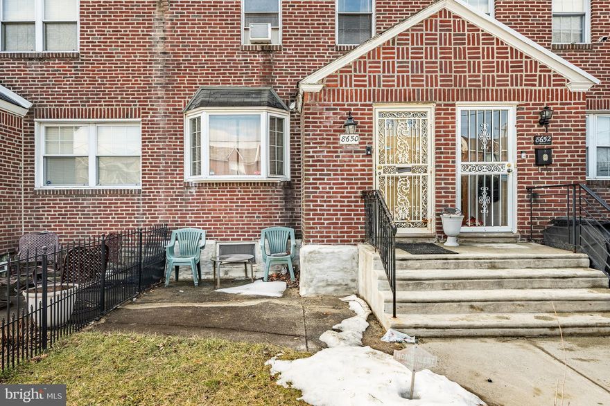 Welcome to 8650 Provident Street, a fantastic opportunity in Mt. Airy, one of Philadelphia’s most desirable and well-established neighborhoods. This well-built property offers a strong foundation and timeless charm, providing an ideal canvas for buyers looking to update and build equity.

Begin your tour at the inviting front patio, perfect for enjoying morning coffee, hosting weekend barbecues, or relaxing with friends and neighbors. Step inside to a comfortable main living area that flows into the updated kitchen, a standout feature of the home. The kitchen includes newer cabinetry, luxury vinyl flooring, and a stainless steel Energy Star® stove, offering both functionality and modern appeal for everyday living and entertaining.

The second floor features three generously sized bedrooms and a full hall bathroom with skylight, filling the space with natural light.

The finished basement adds exceptional versatility, offering a convenient half bathroom, washer and dryer, and ample space suitable for a family room, home office, gym, or additional storage.

Completing the property is private off-street parking with a rear driveway, an invaluable feature for daily city living. Beyond the home itself, the location truly shines, close to local shops, public transportation, and neighborhood parks, delivering the perfect balance of accessibility and residential charm.

As an added bonus, qualified buyers may be eligible for up to $15,000 in home buyer grants, making this an outstanding opportunity for first-time buyers, investors, or seasoned homeowners seeking long-term value.
Don’t miss your chance to own this Mt. Airy gem, where comfort, convenience, and potential come together seamlessly.
