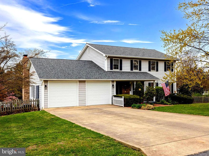 Nestled in a quiet corner of Luray, this spacious 3-bedroom, 3.5-bathroom home offers comfort, style, and recent upgrades. With a new hot water heater, garage door, HVAC system, and roof —all installed in 2023— this home is move-in ready while providing long term peace of mind. No HOA! Enter the home into a welcoming foyer which leads to a formal living room, dining area, a well-appointed kitchen, and an additional living space, all perfect for relaxing or entertaining. Upstairs you will find two generously sized bedrooms with a shared bathroom, along with a luxurious primary suite featuring a walk-in closet and a spa-like en-suite bath with a jetted jacuzzi tub. The walkout basement expands your living options with endless potential to be finished into a recreation room, home office, or guest suite, all while offering abundant storage space. Enjoy breathtaking views of the George Washington National Forest from the expansive rear deck, a serene space to unwind. Additional highlights include a two-car garage, a fully fenced backyard, and mature landscaping, all of which enhance the home's curb appeal. Come and enjoy all of the best things small-town life offers with this superb home.