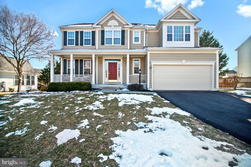 Greenway Farm - always a favorite!  Welcome home to this colonial with front porch, rear deck, and over 3000sf on 3 finished levels.  Kitchen has brand new granite, and a brand new roof and gutters are being installed! SS appliances, hardwoods, 4 bedrooms up - so much to see here. Enjoy pool, tennis, tot lots.... Great commuters location!