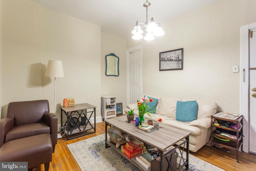 Welcome to your perfect 1-bedroom apartment nestled on the first floor of a charming multi-unit building in the sought-after Rittenhouse Square neighborhood. Available for a FEBRUARY 1ST move-in.

As you step through the entrance, you're greeted by a welcoming living room that leads seamlessly to the galley-style kitchen, providing a functional and stylish space for culinary endeavors. The spacious bedroom boasts a well-appointed attached bathroom. Throughout the apartment, stunning hardwood floors add a touch of elegance to the living space.

Pet lovers will be delighted to know that furry friends are welcome at no additional fee. The owner covers the costs of water and heat. For added convenience, a coin-operated washer and dryer are conveniently located in the basement.

Situated in one of the most desirable and walkable locations, this apartment offers easy access to public transportation and major routes.  Don't miss the opportunity to make this perfect apartment your new home sweet home.