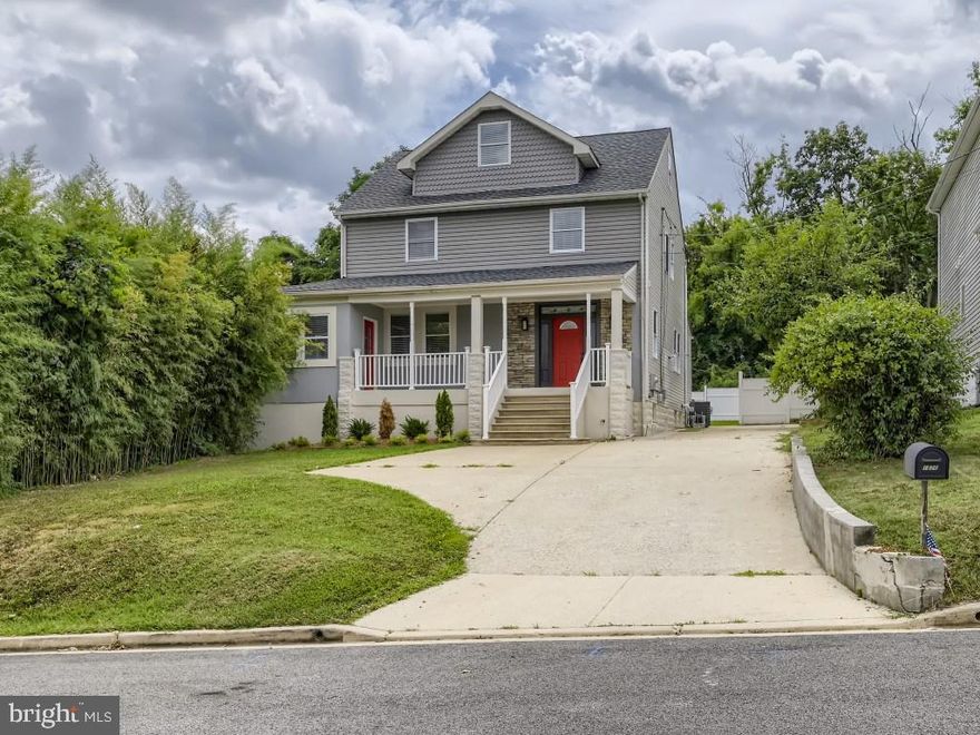 Landlord requires 700+ credit score with no derogatory information or negative occurrences on credit report, long-term employment, income three times the rent, no criminal or rent court history.  NO EXCEPTIONS so please don't ask.  Newly renovated  3 bedroom,  2  and 1/2 bathroom porch front home has approximately 2200 sq. ft. of living space with parking for 4 vehicles. Enter the foyer with staircase to your right and spacious open floor plan, living room and dining room to your left.  Great natural light from the many windows in both rooms. Bright kitchen with large windows has an island in the center with seating, granite countertops and stainless steel appliances and mirrored glass backsplash. Main level has powder room with washer dryer area off the kitchen.  Back door leads to your large enclosed wrap around porch and fenced in yard.  Primary bedroom with en suite bath and walk in closet space is on the 2nd level along with 2 additional rooms, plus a loft, and full guest bath. 3rd floor  loft has large space great for office or family room.