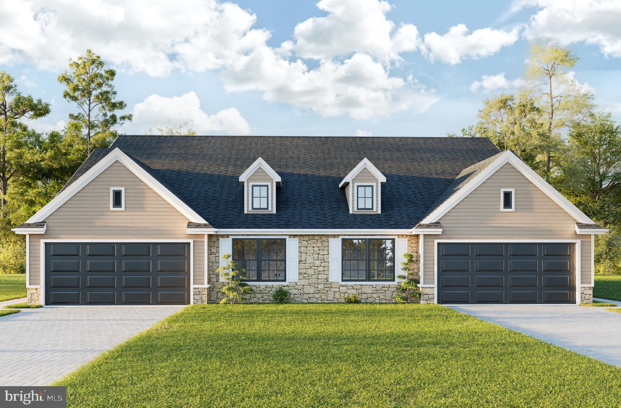Introducing the highly anticipated phase 4 in the sought after community of Southern Village! Brand new semi detached homes starting at $349,900. The first (16) 2 or 3 bedroom semi detached homes are open for reservation.
Summer Deal! - No Lot Premium and $5,000 off of the listed purchase price on the first 16 lots reserved. Reservations will be taken on a first come, first serve basis.
This beautiful Lancaster Township neighborhood is conveniently located near Millersville, Rohrerstown, Lancaster City, Lampeter, and the scenic southern end of Lancaster County. These high quality new construction semi detached homes are to be built by local builder, Hunter Creek Builders. Offering single story homes with over 1,500 square feet of perfectly designed main floor living space . Add a second floor 3rd bedroom and full bathroom for an additional 390 square feet. This efficient layout features a massive primary suite (cathedral ceilings), spacious family room space ( cathedral ceilings), dinning room area, and an ideal kitchen layout with granite countertops. Stylish luxury vinyl plank flooring is featured throughout the main living area. Need more space? Add a full basement! Includes a 2 car attached garage and plenty of yard space to enjoy the outdoors. Call today to reserve your new home!