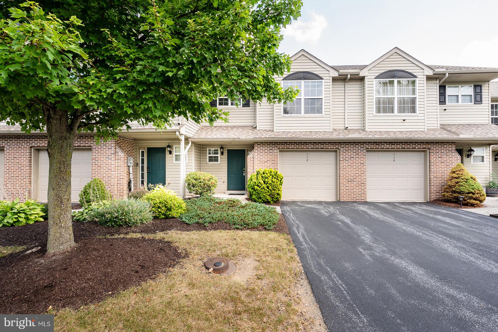 Newly painted and brand new carpet upstairs! Located within the sought-after Pinnacle community in Hummelstown, this two-level Ranier model townhome offers a bright, open floor plan and a welcoming sense of space from the moment you step inside. 3 bedrooms, 2.5 baths, and a 1-car attached garage, open floor plan, natural flow - perfect for both everyday living and entertaining. Large windows fill rooms with natural light, while sliding doors open to a private patio with peaceful views of the expansive common area.
Upstairs, the spacious primary suite serves as a relaxing retreat with a private bath and generous closet space, while two additional bedrooms provide flexibility for guests, a home office, or hobbies. New upstairs hallway bath toilet, smoke detectors, and fixtures.
The Pinnacle offers exceptional amenities, including a clubhouse, pool, and tennis courts, with the condo fee covering exterior maintenance, lawn care, and snow removal for true low-maintenance living. Perfectly situated just minutes from Hershey Medical Center, Hersheypark, the Giant Center, Tanger Outlets, and the charm of downtown Hershey, this home also offers easy access to top-rated schools, dining, shopping, and major commuter routes. A rare opportunity to enjoy quiet elegance in an unbeatable location. Don't miss out on this prime spot!