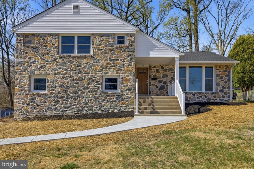 Completely renovated from top to bottom, this beautifully updated stone front split-level home in desirable Broomall offers the perfect blend of modern design and functional living. Featuring 3 spacious bedrooms and 2.5 fully remodeled bathrooms, every inch of this home has been thoughtfully upgraded with quality craftsmanship and attention to detail.
The main level boasts a welcoming living room that is highlighted by an impressive tray ceiling with picture window and a new fireplace, the Entire home has brand new hardwood floors throughout. 
The stunning island kitchen features Taj Mahal Quartzite on all the countertops, shaker cabinetry, upgraded stainless steel appliances, under cabinet lighting, gas cooktop range-incredible open space with a sliding door that leads to a covered rear porch that overlooks the private rear yard.
Upstairs, you’ll find a spacious private master suite with large closet that is customized with organizers, impressive master bath with elegant tile highlighted with frameless glass shower door, double bowl vanity. Two additional generously sized bedrooms, brand new hallway bathroom with double bowl sink and custom tile. 
The lower-level expanded family room offers additional living space, perfect room for the large sectional and giant tv, this room also features a sliding door that leads to a private patio and access to driveway.
The bonus Sub Basement is a giant room that offers tons of storage closets and provides so much flexibility from being a kid’s playroom to a 4th bedroom.  A convenient half bath and access to additional storage complete this level.
Brand-new systems include: 2 separate heat and central air systems, new roof, windows and siding, new gutters, new driveway, lighted Closets, all new hardwood flooring, fresh paint, high-end finishes, abundance of recessed lighting throughout, this move-in ready home delivers both style and peace of mind. 
Bonus 2 car garage with Clopay door and automatic opener along with an oversized new driveway to accommodate tons of parking-         PROFESSIONAL PHOTOS TO BE POSTED MONDAY.