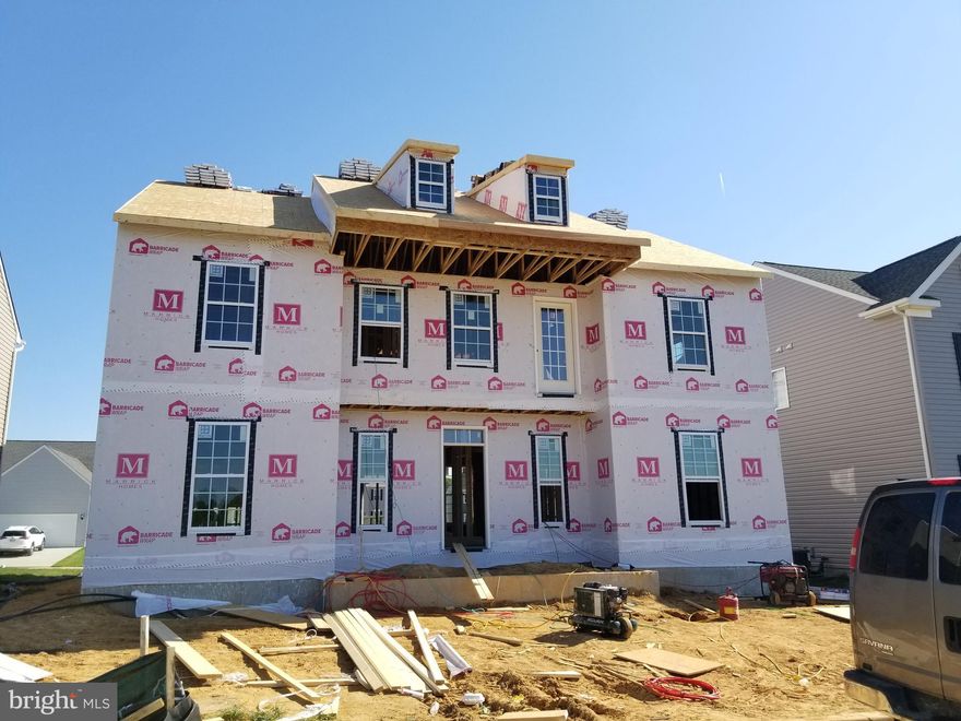 WICOMICO Inventory Home: Targeting a July 2020 Delivery Delivery, Hardwood Foyer/Dining Room/Kitchen/Breakfast Nook, SS Appliances w/Double Wall Ovens, Upgraded Cabinetry, Granite at Kitchen, Butlers Pantry, Mud Room, Walk-In Pantry, Sep. DR, Office, Double Front Porch, Tray Ceiling at Owner's, Garage Door Opener, Recessed Lighting, Oversized Garage, 2nd Floor Laundry. Community Amenities: Pool, Clubhouse, Tennis/Pickle Ball Court, Basketball Court, Playground, Walking Trails. 2x6 Construction with thicker insulation in walls/attic and Low E Windows.