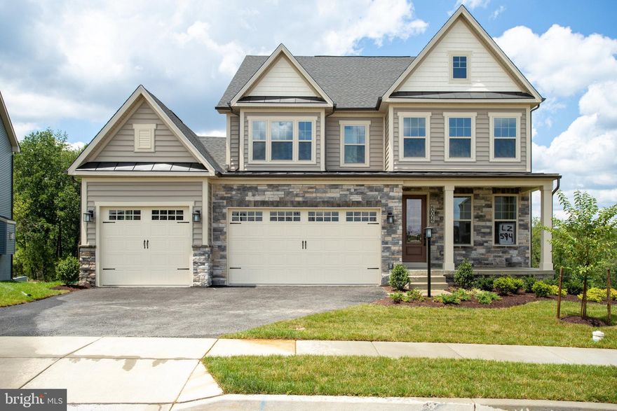 NEW CONSTRUCTION WITHOUT THE WAIT!! SELLER OFFERING $17,500 IN CLOSING ASSISTANCE WITH THE USE OF THEIR LENDER!!  Welcome to NV Homes BALDWIN Model!  Perfectly designed for today's modern lifestyles, the thoughtful Baldwin plan offers true luxury without compromise!  Discover the open "lifestyle triangle"  where the Chef's kitchen blends seamlessly with casual dining and the sunlit family room.  Come and go with ease in the arrival center and included first floor guest suite, perfect for long term guests.  Upstairs, enjoy the spacious primary suite and generously sized secondary bedrooms - all with walk in closets and access to private baths!  The lower level is partially finished and includes another full bath!  Dual zone HVAC provides year-round comfort throughout the home.  This home includes several builder upgrades including a rear covered porch and a three car garage! This beauty will not last long!