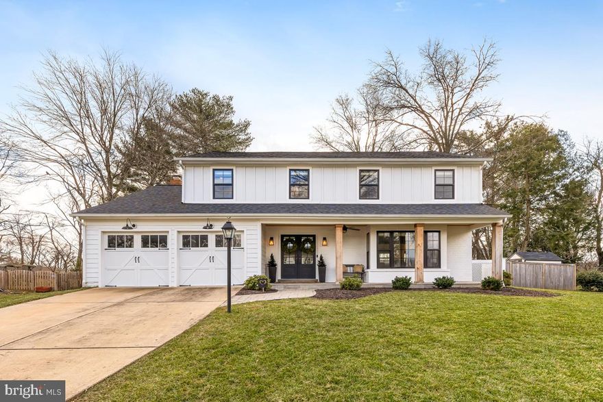 A one-of-a-kind modern transitional farmhouse in the heart of Vienna. Fully renovated in 2019 in the desirable Lakevale Court neighborhood, this picture perfect home is a true gem, ideal for family living and entertaining alike. 

The main level is a dream- light and airy with functional flow throughout including an eat-in, open concept kitchen (10-foot quartz island), Sonos sound system, main floor bonus room for playroom/formal dining, mudroom/laundry with ample storage, and gorgeous front windows overlooking the quiet street. Wide plank white oak floors and shiplap accent walls, gas fireplace with floating white oak shelves, custom iron railings and double French doors make this stunning home feel like nothing else in the area. 

Upstairs you'll find four bedrooms including an owner's suite with his and hers walk-in closets and an en suite with double vanities, a water closet, marble glass shower, and a freestanding tub. Downstairs is a fully finished basement with a massive bonus family room, wet bar with a wine fridge and quartz countertop, full bath, bedroom and gym/office.  Plenty of storage and room for today's families. 

The large idyllic backyard includes a six-foot cedar privacy fence, mature landscaping that comes alive in the spring, custom shed, sizable Trek deck, lighted stone fire pit area, and a raised play set perfect for kids of all ages. You will feel like you're on vacation year-round in this meticulously designed backyard. 

The neighborhood is quiet and surrounded by ponds, lakes, parks, playgrounds and walking trails-and is minutes from  Church Street in downtown Vienna. Located in the sought-after Flint Hill, Thoreau, Madison school pyramid. 

Do not miss this unique opportunity to own a new construction feel at this price point!